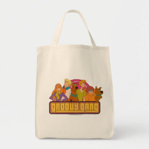 Scooby-Doo   "Groovy Gang" Retro Cartoon Graphic Tote Bag