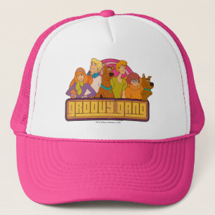 Scooby-Doo "Groovy Gang" Retro Cartoon Graphic Trucker Hat