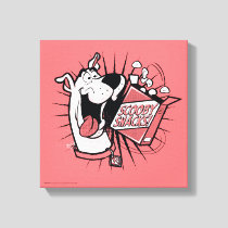 Scooby-Doo Halftone Scooby Snacks Canvas Print