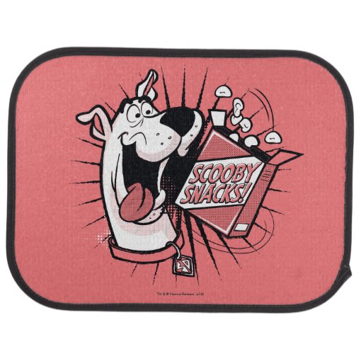 ScoobyDoo Halftone Scooby Snacks Car Floor Mat Zazzle