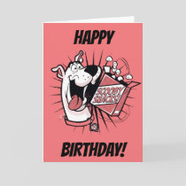Scooby-Doo Halftone Scooby Snacks Card