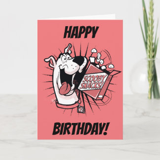 Scooby-Doo Halftone Scooby Snacks Card