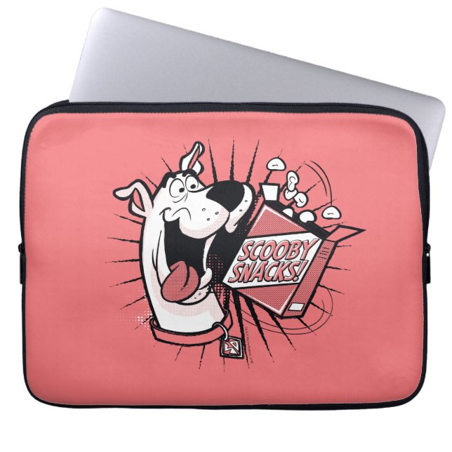 Scooby-Doo Halftone Scooby Snacks Laptop Sleeve (Front)