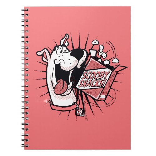Scooby_Doo Halftone Scooby Snacks Notebook