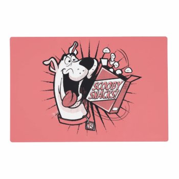 Scooby-doo Halftone Scooby Snacks Placemat by scoobydoo at Zazzle