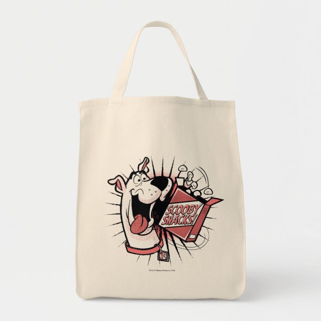 Scooby-Doo Halftone Scooby Snacks Tote Bag (Front)