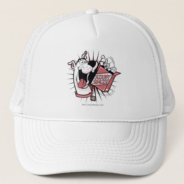 Scooby-Doo Halftone Scooby Snacks Trucker Hat (Front)