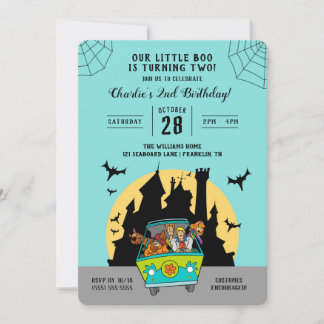 Scooby-Doo | Halloween 2nd Birthday Invitation