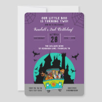 Scooby-Doo | Halloween 2nd Birthday Invitation