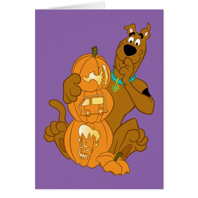 Scooby-Doo | Halloween Jack-O-Lantern Cards (Front)