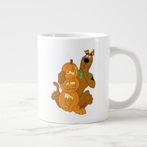 Scooby_Doo  Halloween Jack_O_Lantern Giant Coffee Mug