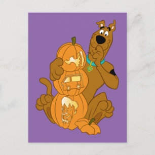 Scooby-Doo   Halloween Jack-O-Lantern Postcard