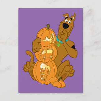 Scooby-Doo | Halloween Jack-O-Lantern Postcard