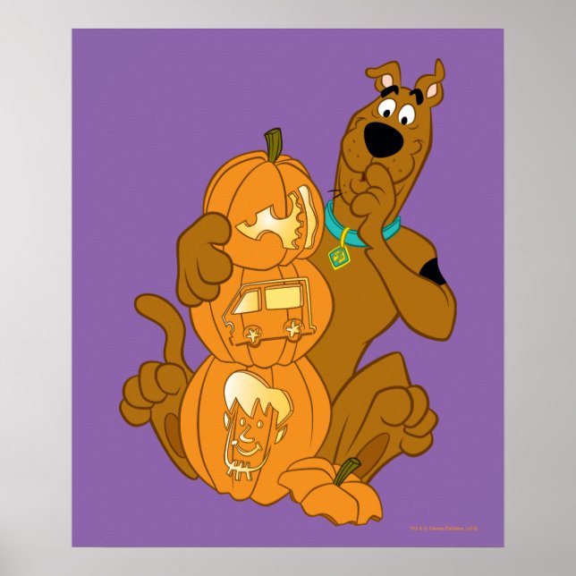 Scooby-Doo | Halloween Jack-O-Lantern Poster (Front)