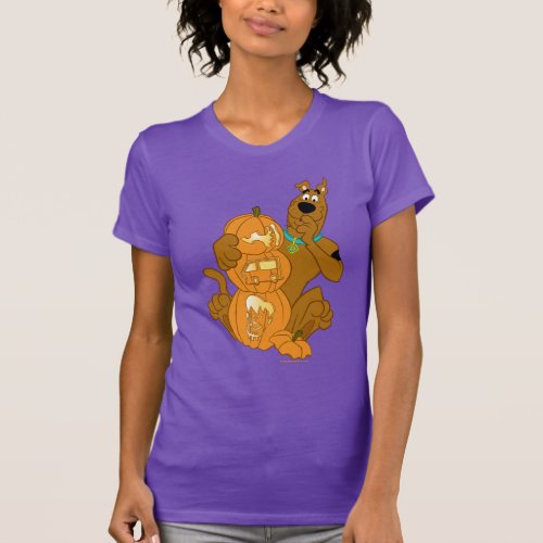 Scooby_Doo  Halloween Jack_O_Lantern T_Shirt