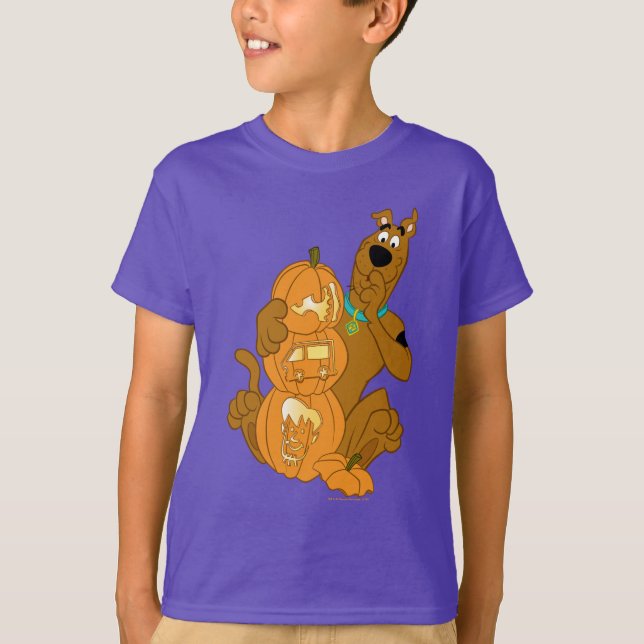 Scooby-Doo | Halloween Jack-O-Lantern T-Shirt (Front)