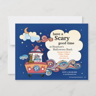 Scooby-Doo Halloween Party Invitation