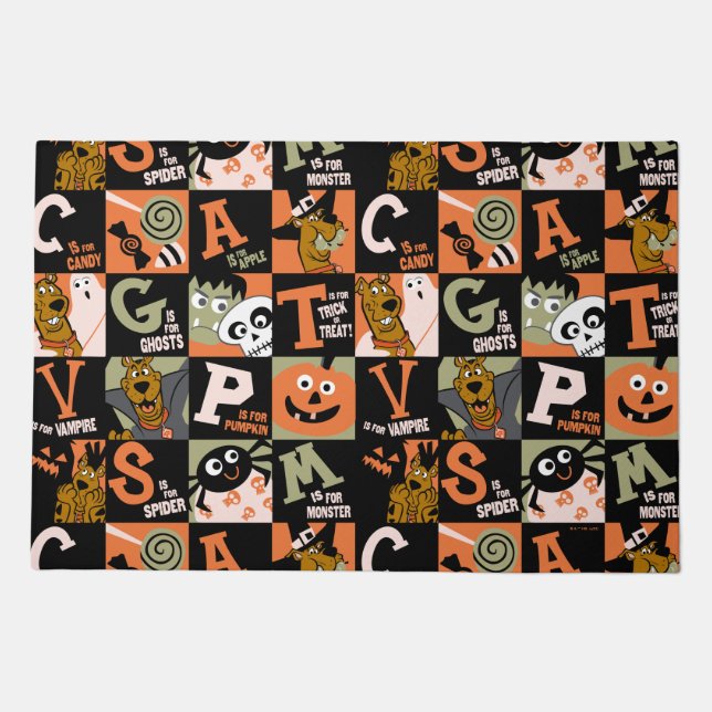 Scooby-Doo | Halloween Pattern Doormat (Front)