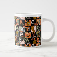 Scooby Doo Food Pattern 24 Ounce Ceramic Soup Mug with Lid