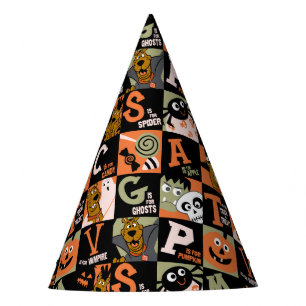 Scooby-Doo Halloween Pattern Party Hat