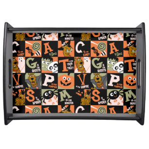 Scooby-Doo   Halloween Pattern Serving Tray