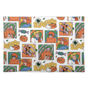 Scooby-Doo Halloween Photos Pattern Cloth Placemat