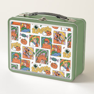 Scooby-Doo Halloween Photos Pattern Metal Lunch Box