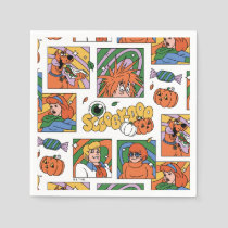 Scooby-Doo Halloween Photos Pattern Napkins