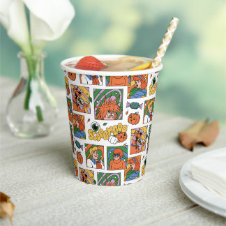 Scooby-Doo Halloween Photos Pattern Paper Cups