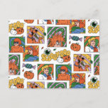 Scooby-Doo Halloween Photos Pattern Postcard