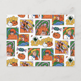 Scooby-Doo Halloween Photos Pattern Postcard