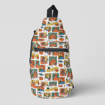 Scooby-Doo Halloween Photos Pattern Sling Bag