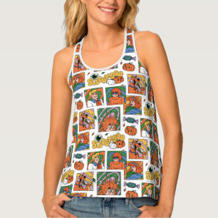 Scooby-Doo Halloween Photos Pattern Tank Top