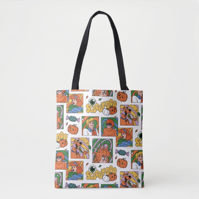 Scooby-Doo Halloween Photos Pattern Tote Bag (Front)