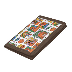 Scooby-Doo Halloween Photos Pattern Trifold Wallet