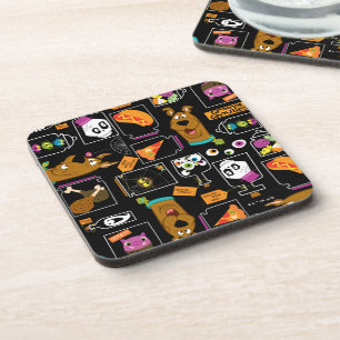 Scooby-Doo Halloween Scooby-Doo Pattern Beverage Coaster