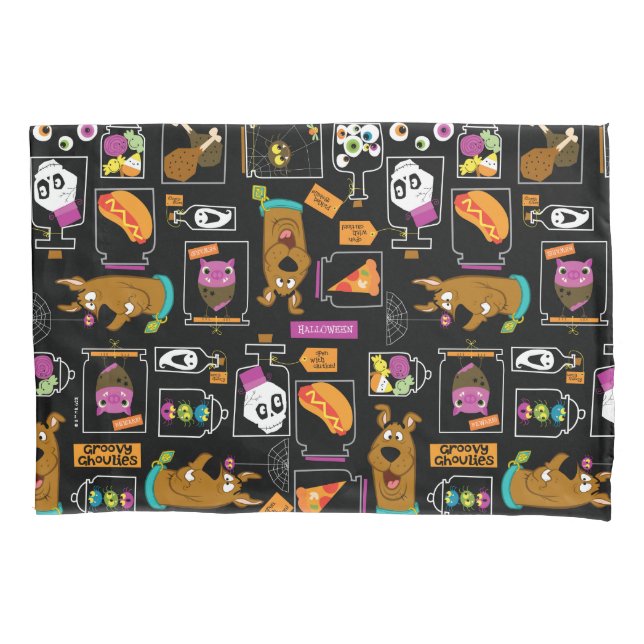 Scooby-Doo | Halloween Scooby-Doo Pattern Pillow Case (Front)