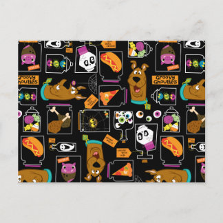 Scooby-Doo | Halloween Scooby-Doo Pattern Postcard