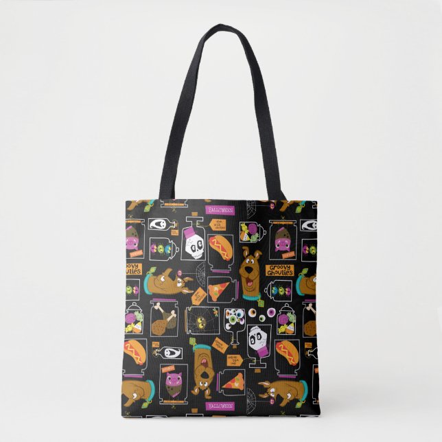Scooby-Doo | Halloween Scooby-Doo Pattern Tote Bag (Front)