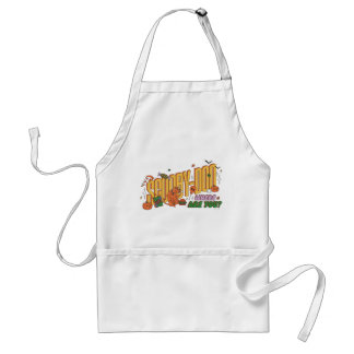 Scooby-Doo Halloween Snack Logo Adult Apron