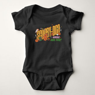 Scooby-Doo Halloween Snack Logo Baby Bodysuit