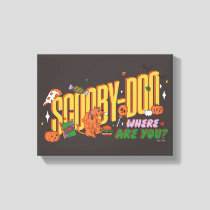 Scooby-Doo Halloween Snack Logo Canvas Print