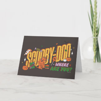 Scooby-Doo Halloween Snack Logo Card