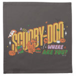 Scooby-Doo Halloween Snack Logo Cloth Napkin
