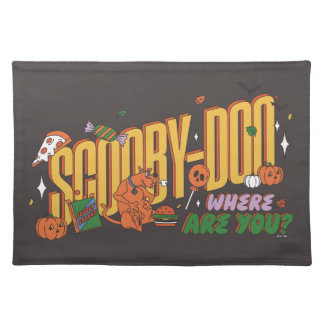 Scooby-Doo Halloween Snack Logo Cloth Placemat