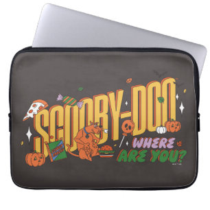 Scooby-Doo Halloween Snack Logo Laptop Sleeve