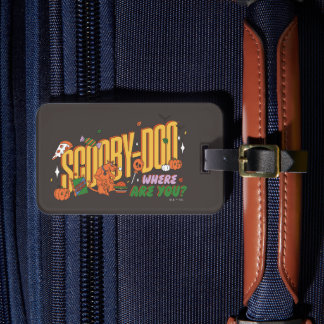 Scooby-Doo Halloween Snack Logo Luggage Tag
