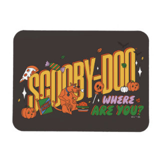 Scooby-Doo Halloween Snack Logo Magnet