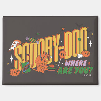 Scooby-Doo Halloween Snack Logo Magnet