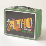 Scooby-Doo Halloween Snack Logo Metal Lunch Box